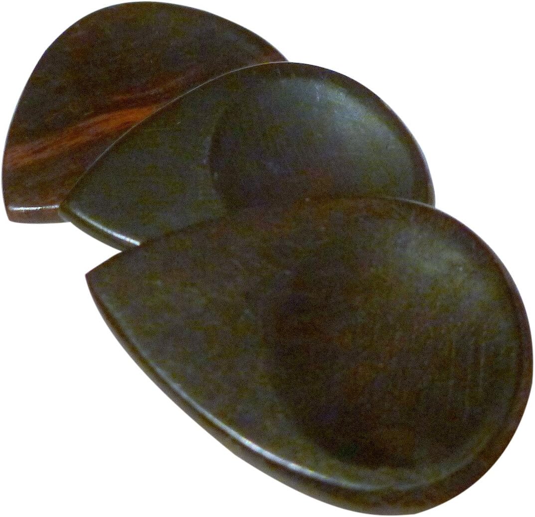 US Blues P3GRBM Grip Woods Bamboo Guitar Picks Musical