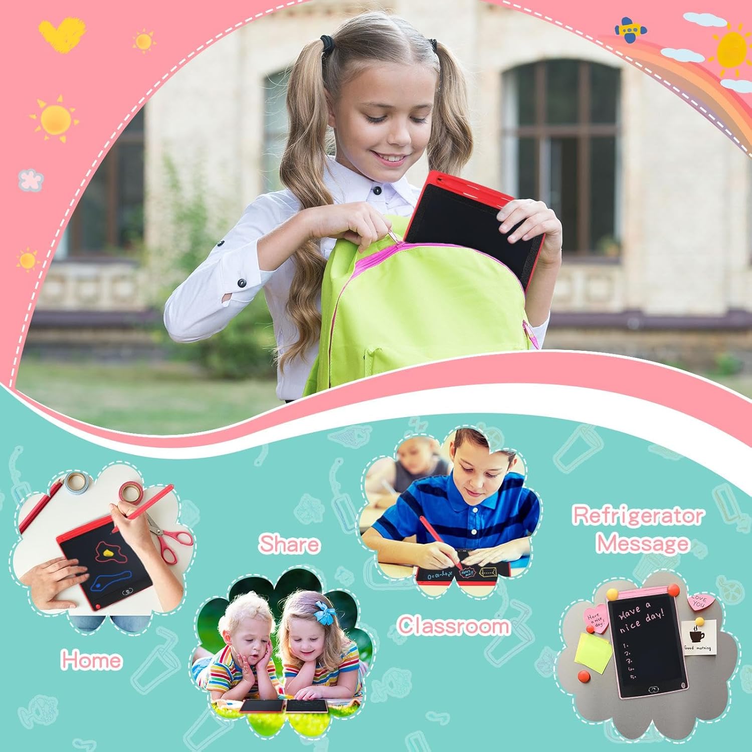 LCD Writing Tablet 8.5 Inch Doodle Board Tablet Ding s LCD