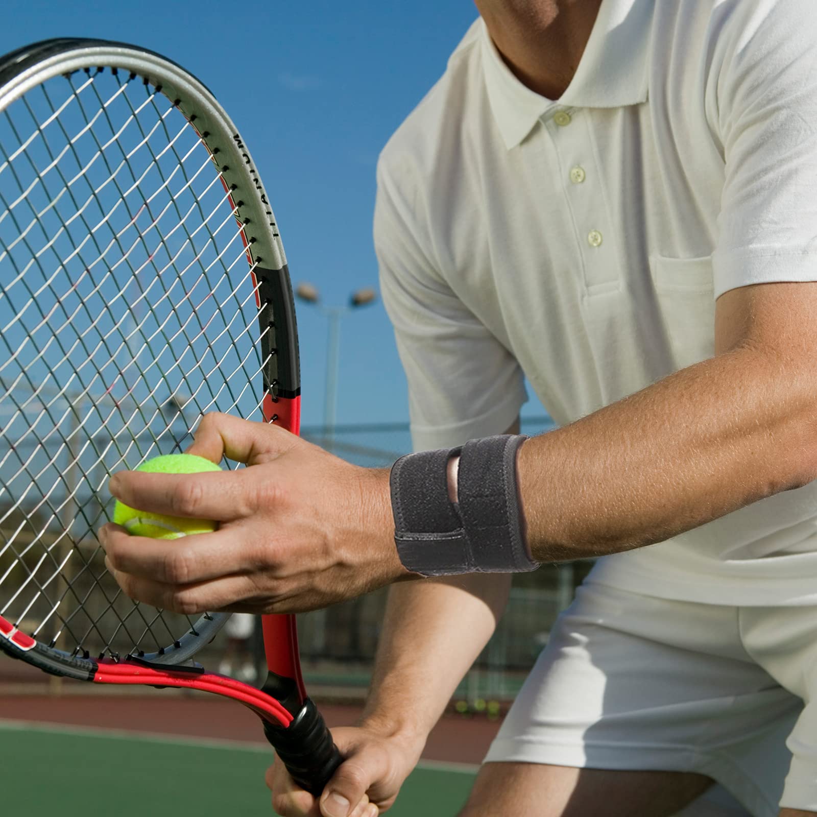 Adjustable Compression Strap and Wrist Brace Sport Wrist Support, Ulnar