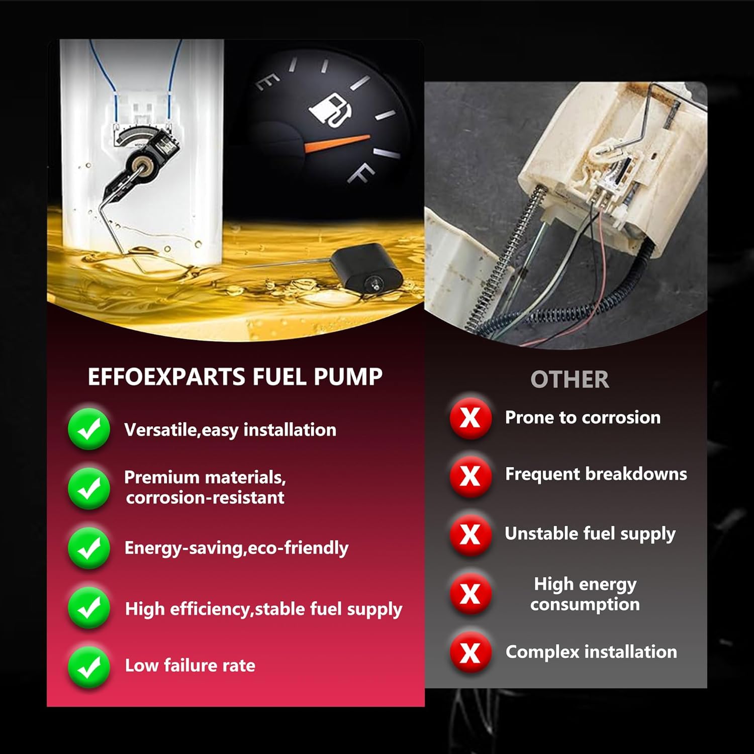 Fuel Pump Assembly for Suzuki King Quad 450 LT-A450X 2007-2010/500 LT-A500X 2009-2020/700 LT-A700X 2005-2007/750 LT-A750X 2008-2020 Replaces OE# 15100-31G03 15100-31G31 15100-31G00 - Image 5