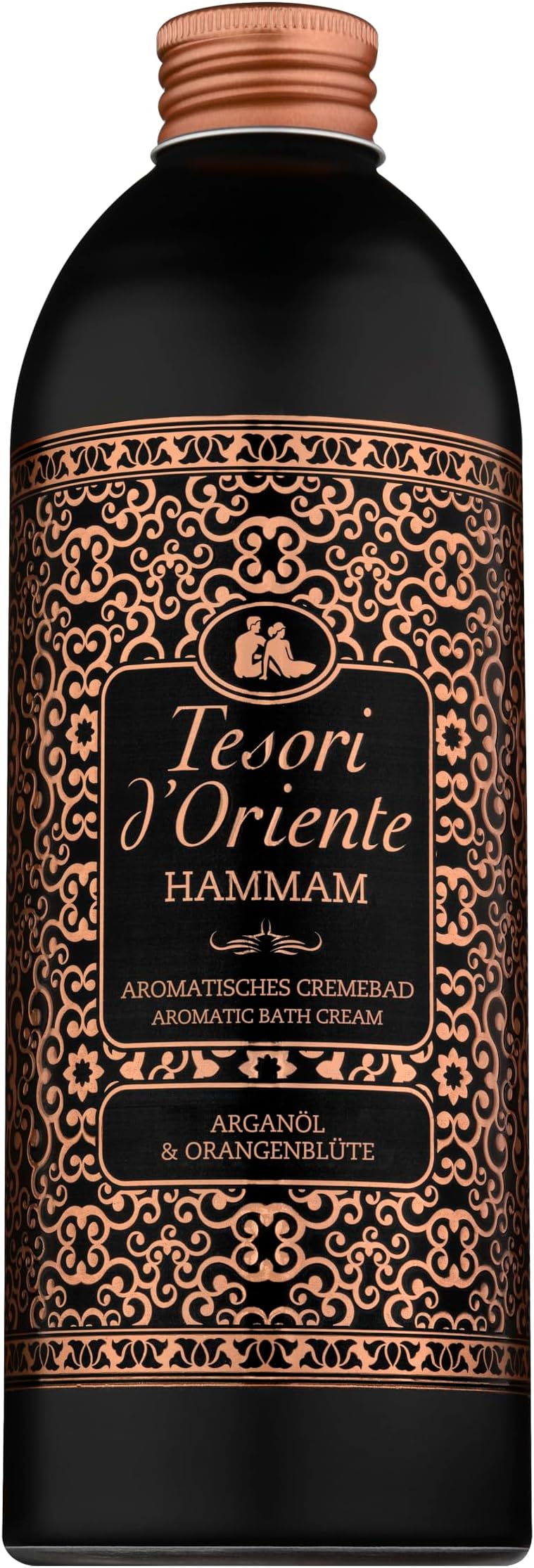 Cremebath 'Hammam' 500 ml Aromatic Bath with Argan Oil and Orange Blossom Body Care for The Bath Ritual for Body & Senses