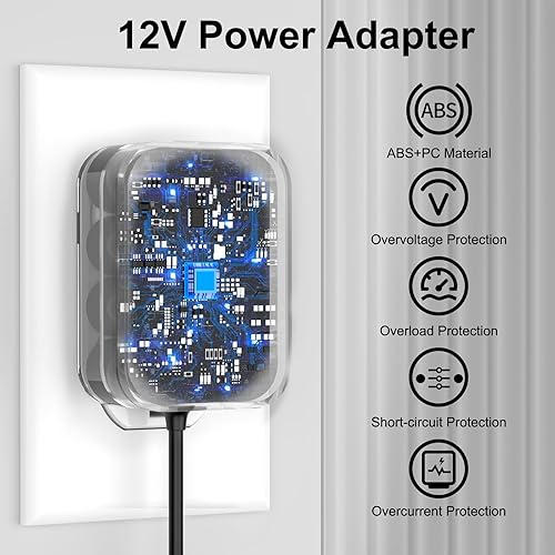 Miniatura 6 de VHBW Cargador de batería de 12 V para juguetes de paseo de 12 V, cargador de coche para niños, cargador de ruedas alimentado para niños, compatible