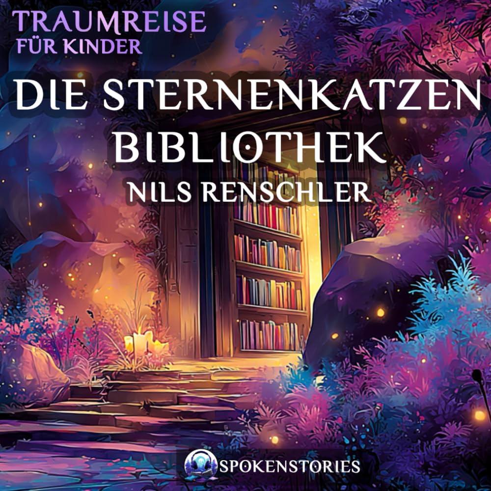 Traumreise für Kinder – Sanfte Traumreise zum Einschlafen | Beruhigende Gute-Nacht-Geschichte für Kinder ab 3 Jahren: Die Sternenkatzenbibliothek