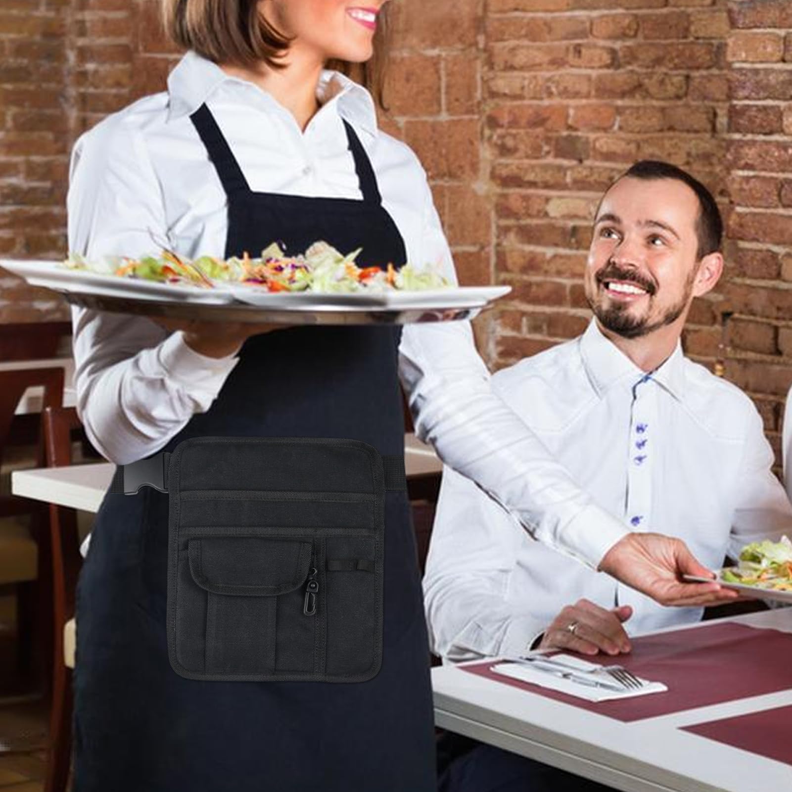 De Vidrio De Camarero, Bolso De De Camarero, De Accesorios De Restaurantes-Accesorios De La De Servicio-Restaurante, Delantal De Servicio De Trabajo, De Almacenamiento D