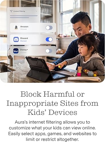 Vista 19 de Aura Ultimate Online Safety Suite Internet Security & Identity Protection Software Antivirus, VPN, Password Manager, Dark Web Monitoring