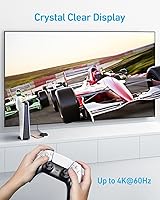 Vista 4 de Anker - Conmutador HDMI, conmutador HDMI 4K@60Hz, 2 en 1 salida con acabado suave, compatible con HDR, 3D, Dolby, compatible con portátiles, PC