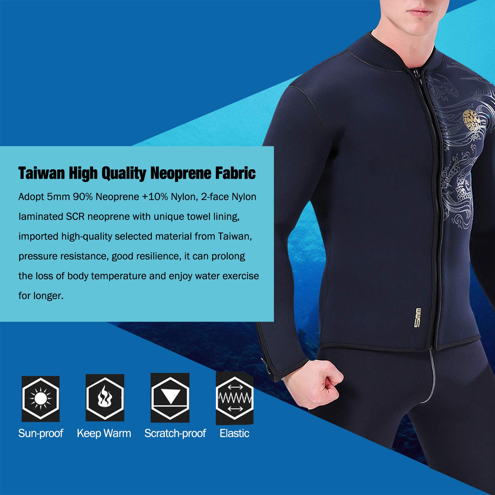 thumbnail image 2 of Zoggs Explorer Ultra Long Sleeve Neoprene Wetsuit | Swiminn 2 of 10