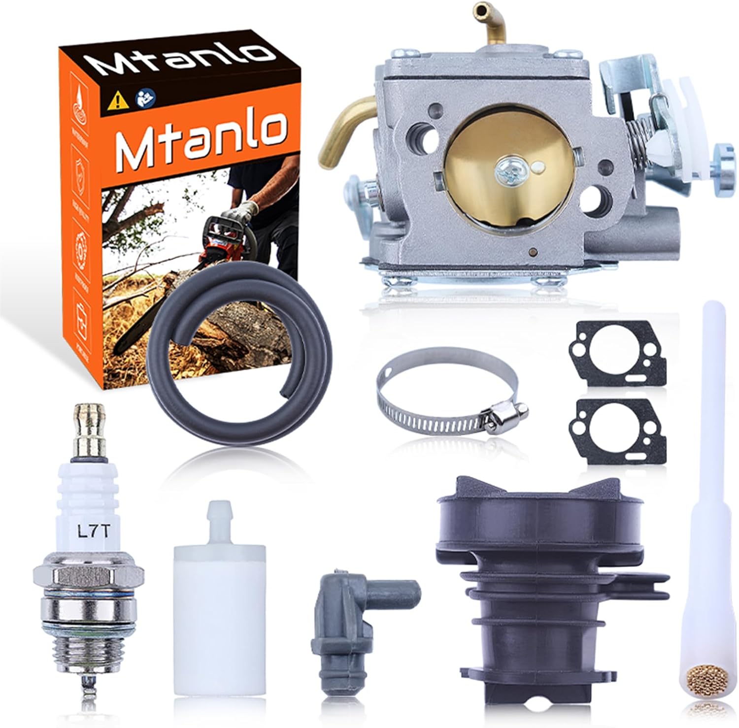 Carburetor Maintenance Service Kit for Husqvarna 365 X-Torq,372XP X-Torq Jonsered CS2166 2172 Chainsaw Walbro Carb RWJ-4B 581100701