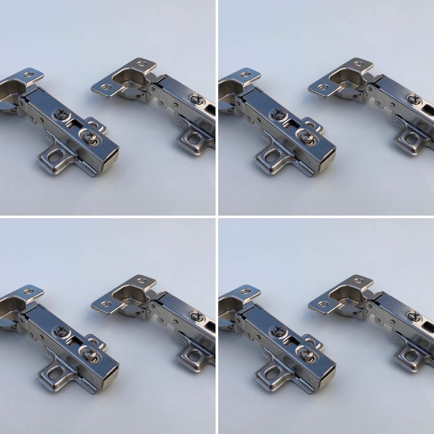 NELI Set of Hinges (New) with Soft Close for Besta (NELI 8er-Set)