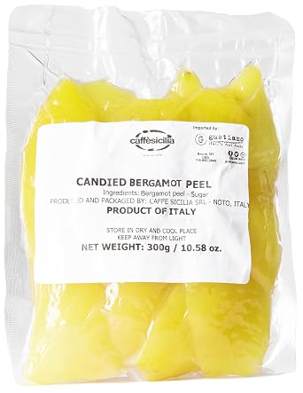 Candied Bergamot Peels - Caffe' Sicilia Noto - Sicily - 300g/10.5 oz