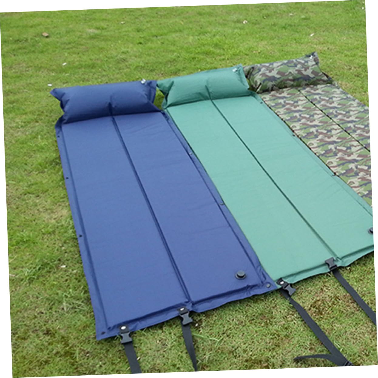 Kisangel Matelas de Camping Gonflable Portable Tapis de Sol Pratique pour Camping Accessoire de Léger