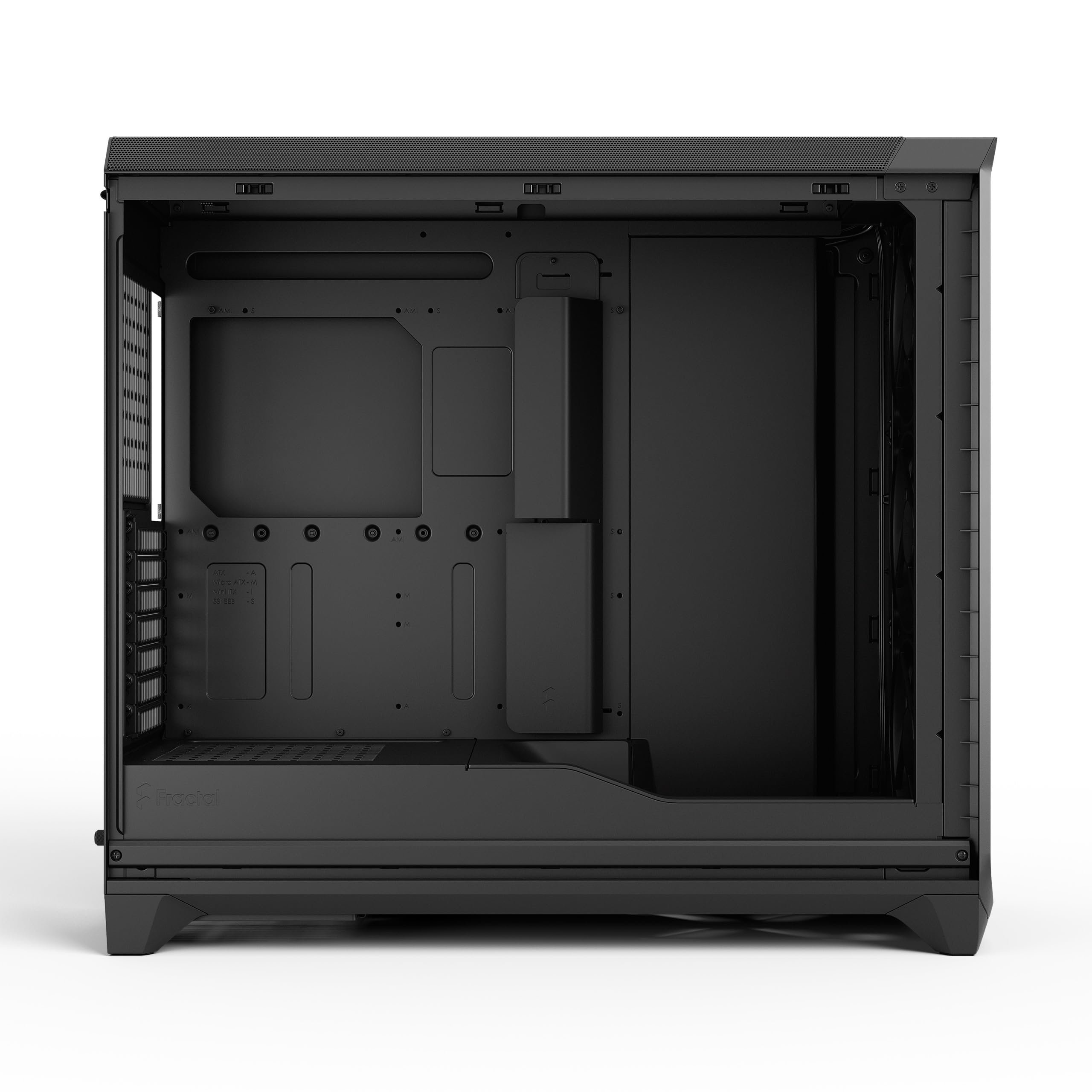 Fractal Design Meshify 3 XL Black Solid - Gaming Computer-Gehäuse – Facetten-Mesh-Front – DREI Momentumüfter enthalten – GPUs bis 512mm Länge - E-ATX/ATX/mATX Unterstützung – Bild 5