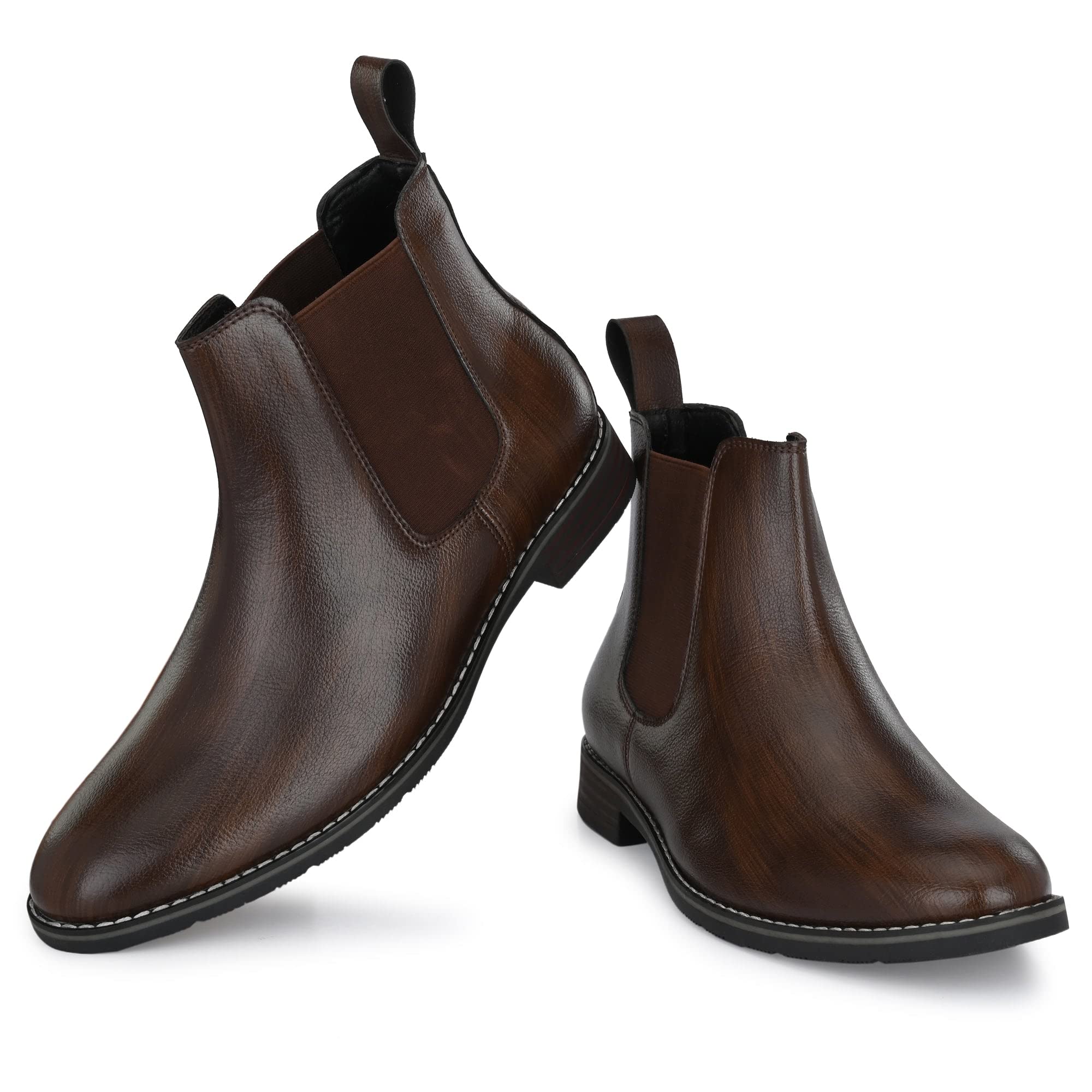 Attitudist Brown Chelsea Boot for Men-6002BRNSIZE7 (B0BK28N62V) Amazon Price History, Amazon Price Tracker
