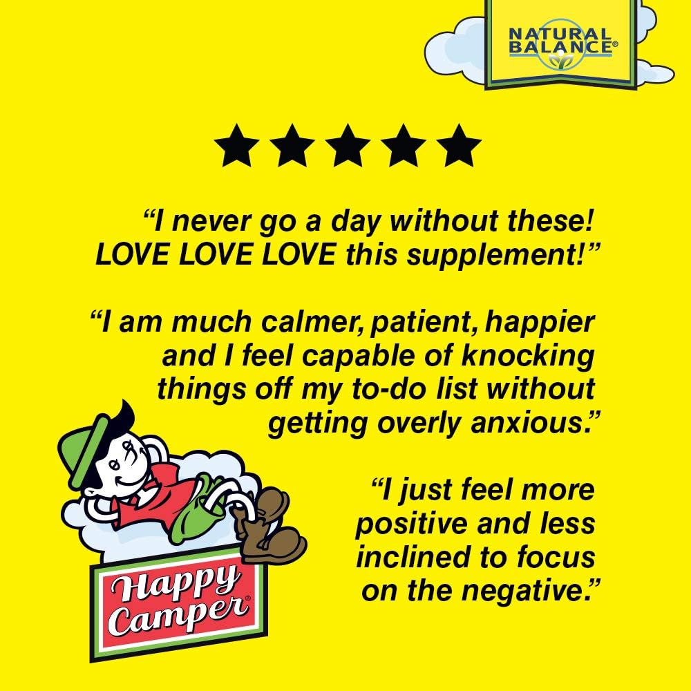 Natural Balance Happy Camper, 120-Vegetarian Capsules : Health & Household