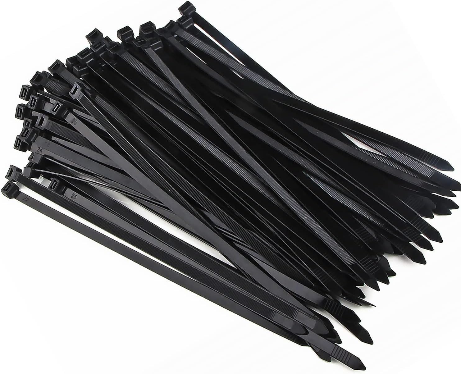 Cable Tie (250mm, 100 Pieces, Black)