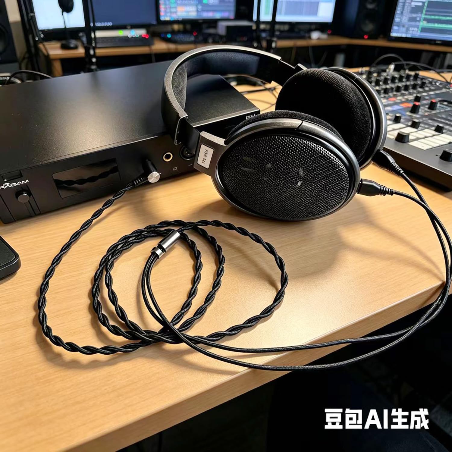 Cable equilibrado HD600, repuesto para auriculares Sennheiser HD650 HD660S HD6XX HD580 HD58X HD545 HD535, cable auxiliar de extensión macho equilibrado de 4,4 mm, 5 pies