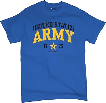 United States Army Strong T-Shirt US Military Pride Veteran DD 214 Patriotic Armed Forces Gear Licensed Mens Tee