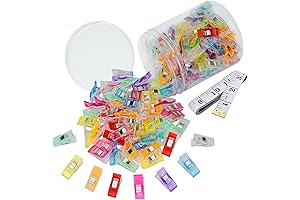 120 PCS Mini Sewing Clips for Fabric, Multipurpose Sewing Fasteners Multi-Color Crafting Tools