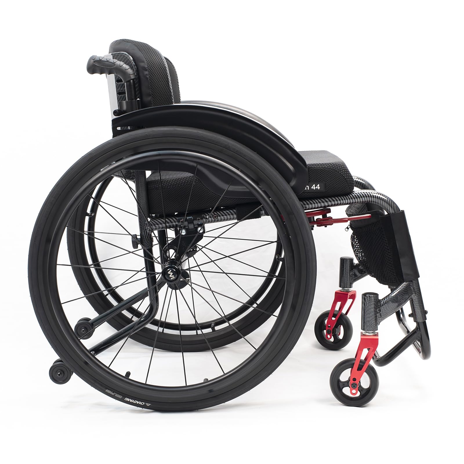 Silla De Ruedas Ligera Para Adultos,Silla De Ruedas Deportiva Todo Terreno,sillas De Ruedas Manuales Autopropulsadas,silla De Ruedas De Aleación De Aluminio,Freno manual(Seat width 45cm/17.7 inches,A)