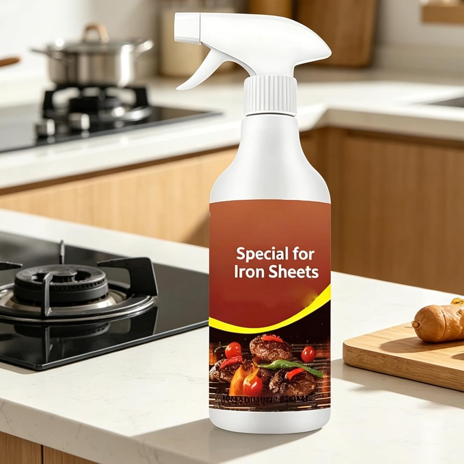 300ml Powerful Grease Remover for Griddles, Fast-Acting, Heavy-Duty Grill Grate Degreaser Spray, Ideal for Cleaning Kitchen Grills and Ovens (2PCS)