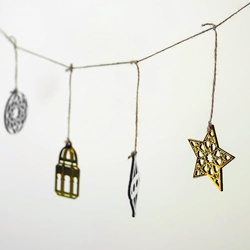 Miniatura 2 de 22 adornos brillantes de Ramadán, decoración de Ramadán, decoración de Eid, regalos de Eid, Ramadán Kareem, Ramadán Mubarak, Eid Mubarak, arte de