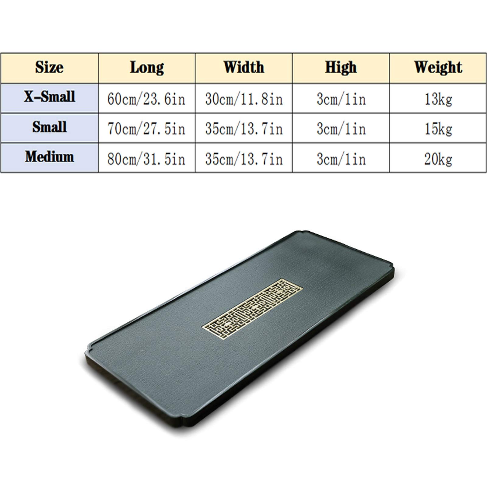 Tea Set Kung Fu Tea Tray Zen Tea Tray Home Tea Set Chinese Kung Fu Tea Set Tea Room Home or Office Supplies Tea Set (S) ()