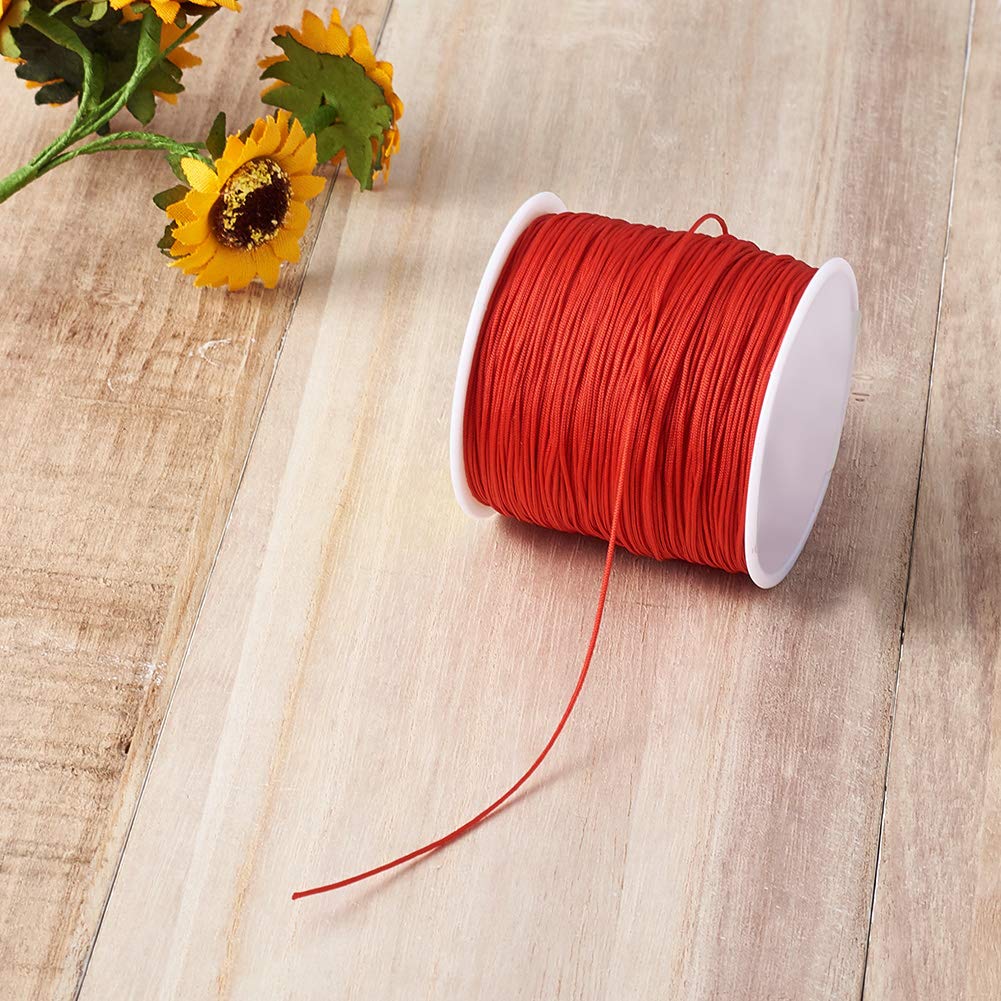 Luabue 12 Rotoli Filo Nylon per Braccialetti 0.8mm x 45m Cordino di Nylon Fili Cordoncino per Collane Perline la Creazione di Gioielli Braccialetti Dell'amicizia (Colore Misto