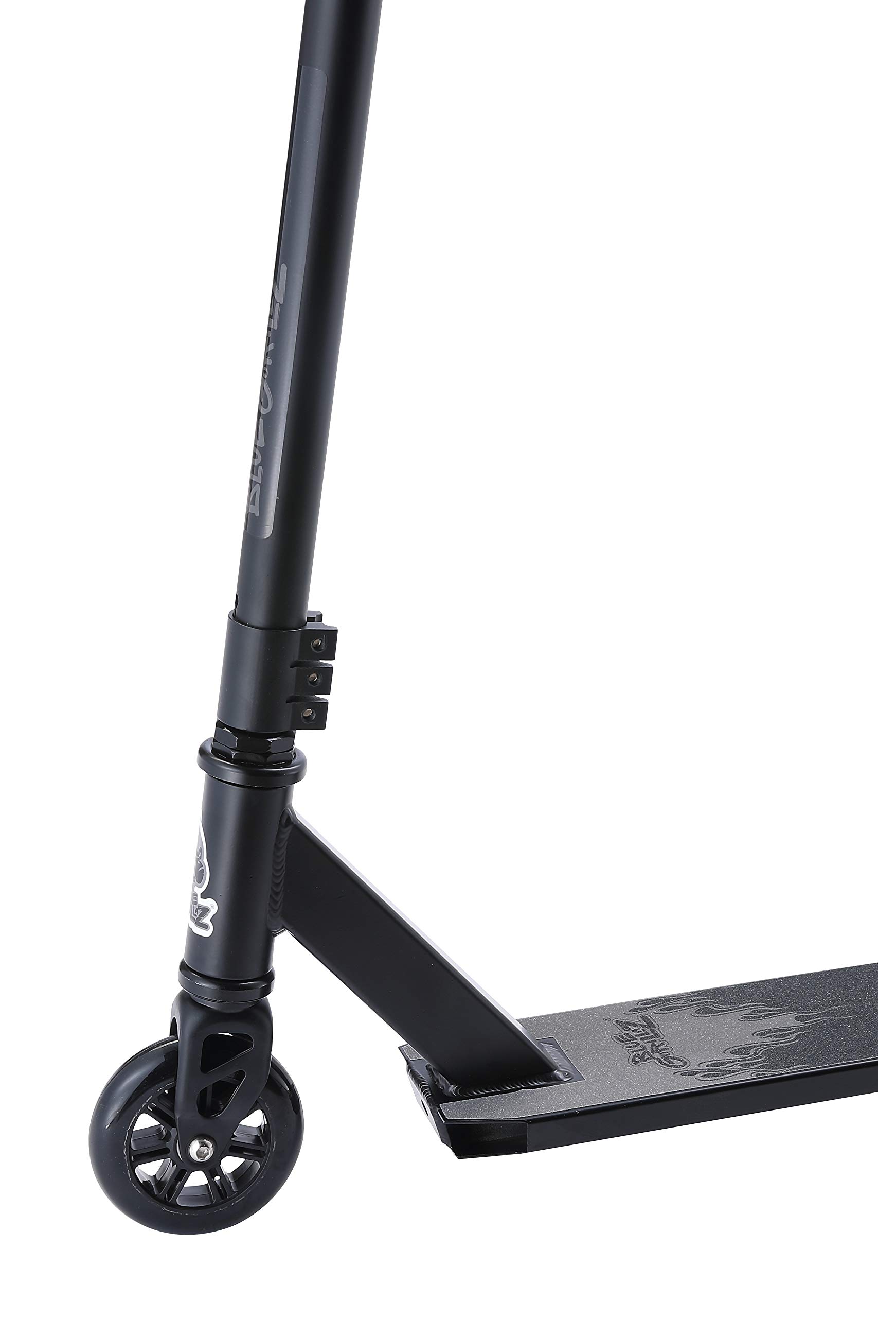 Freestyle Stunt Scooter Monopattino per bambini dagli 8 anni, 100mm Fun Kick Trick Scooter, Nero