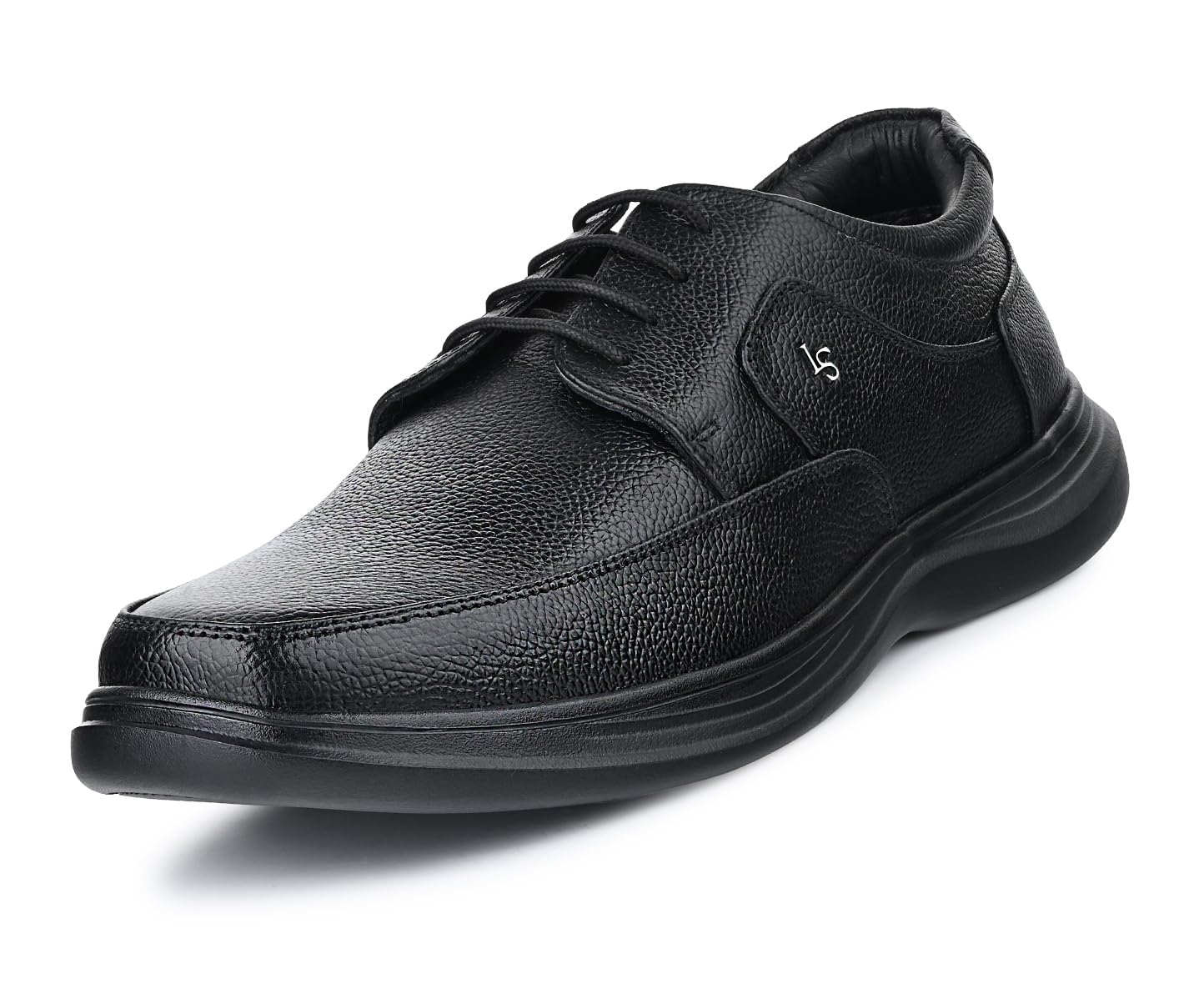 Jet Black Genuine Leather Formal Shoes for Men | Ultra Lightweight Eva Sole Men’s Formal Walking Shoes | Comfortable for Long Hours of Walking or Standing | LSLXPDDBJB|-image-44