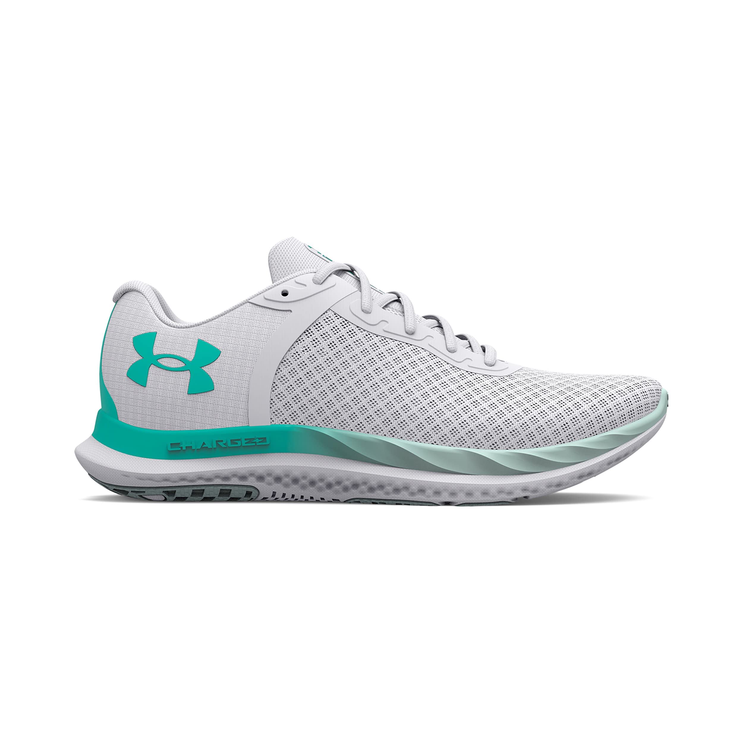Under Armour Women's Charged Breeze, White/Neptune, 5 Medium US