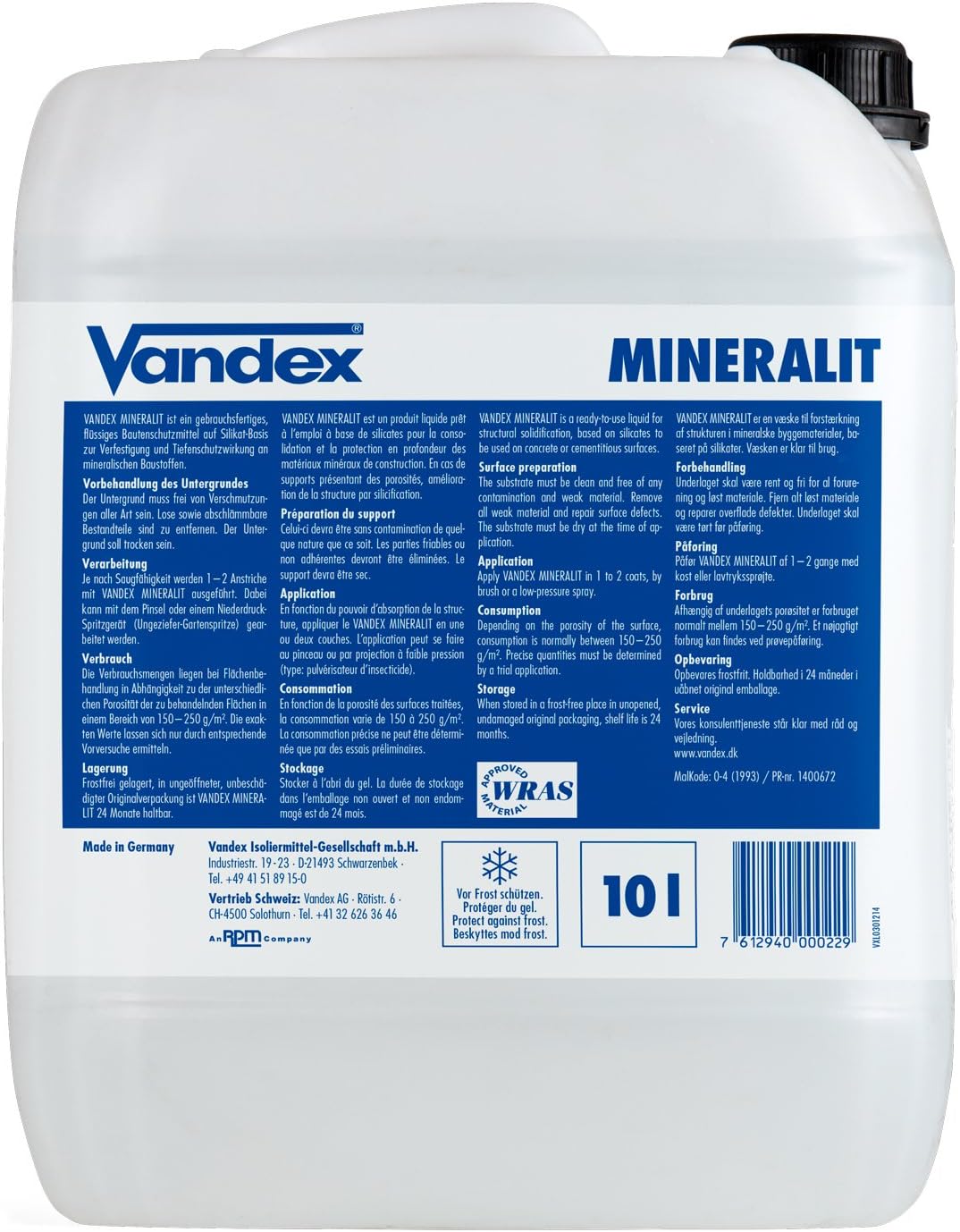 Vandex Mineralit - Surface Hardening Agent