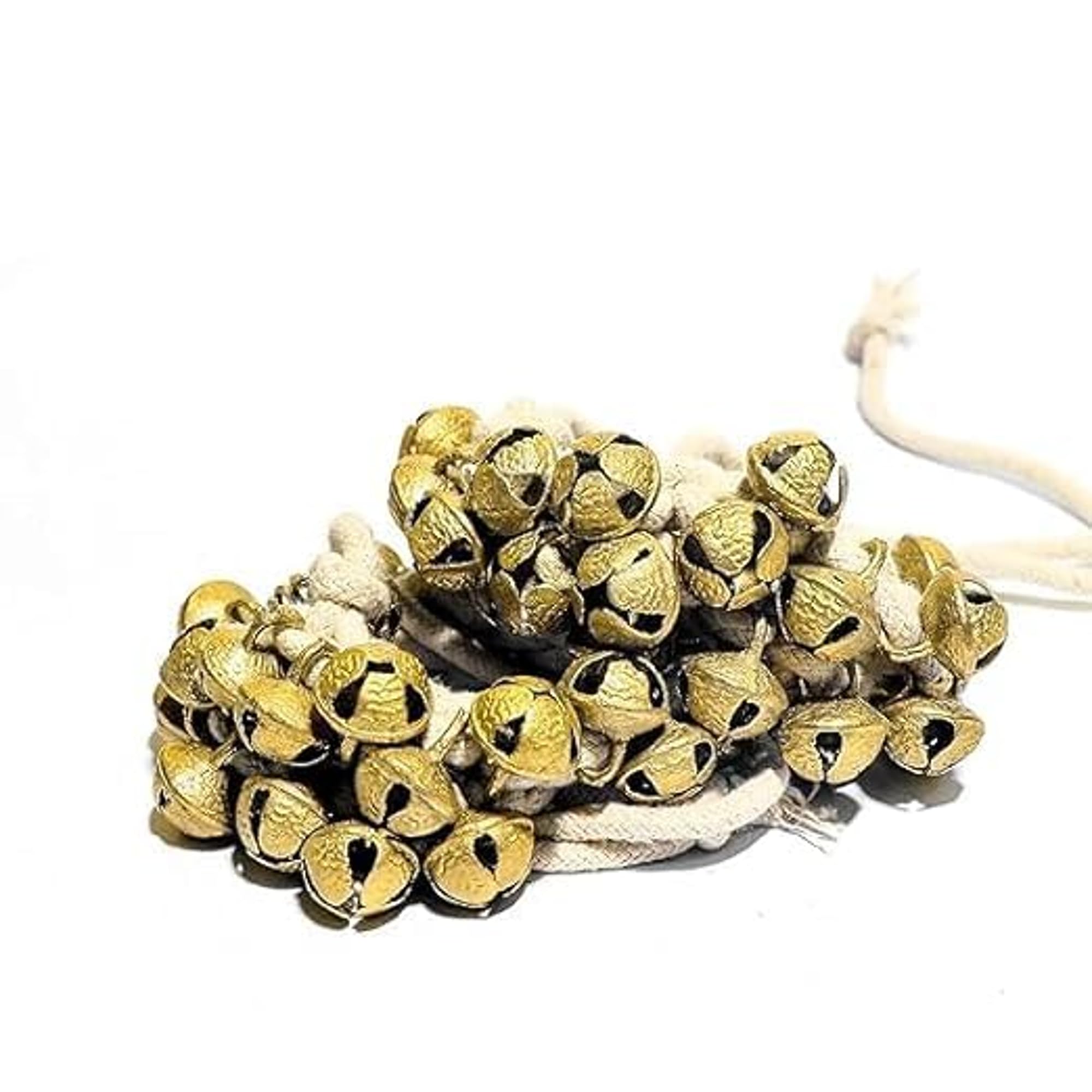 ELEGANT CASA Anklets Soul Brass Ghungroo With Cotton String in Velvet Storage Bag Ankle Bells for Classical Kathak, Bharatnatyam Kuchipudi, Odissi Dance For Unisex Adult Size 1.1 CM, 25+25-1 Set (B0B638SL5S) Amazon Price History, Amazon Price Tracker