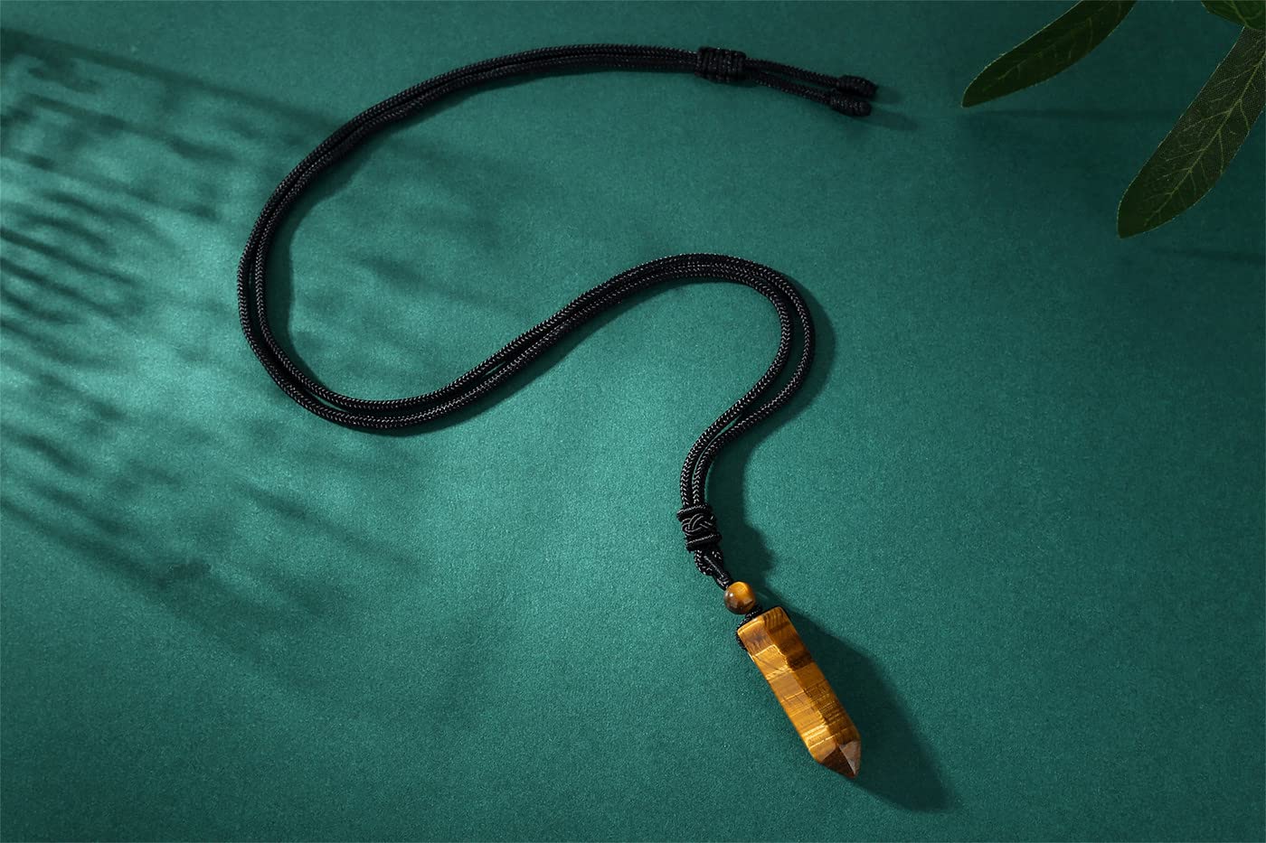 XIANNVXI Tiger Eye Necklace Healing Crystals Necklace for Men Tigers Eye Pendant Necklaces Mens Jewellery - Image 4