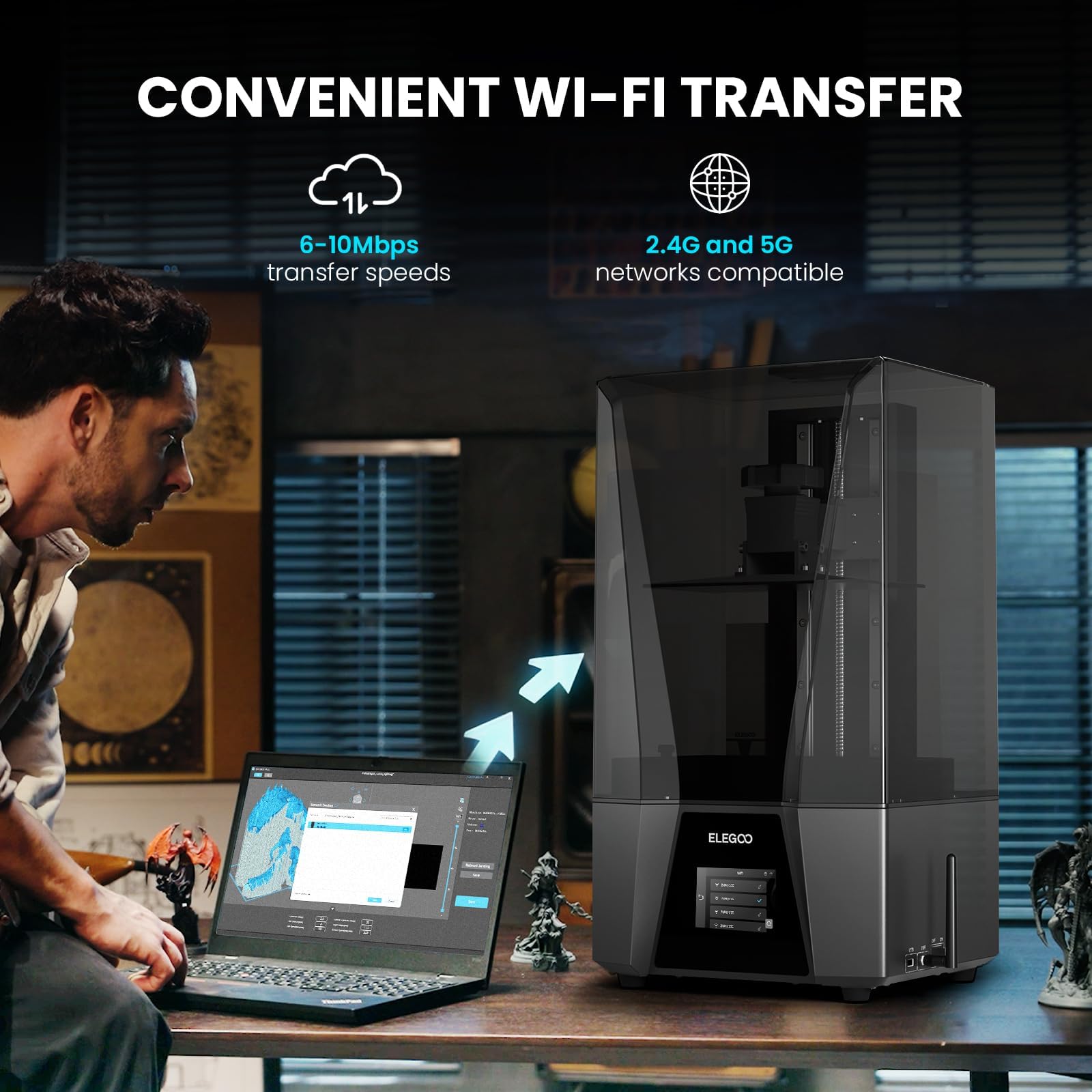 ELEGOO Saturn 3 Ultra MSLA 3D Printer with 10