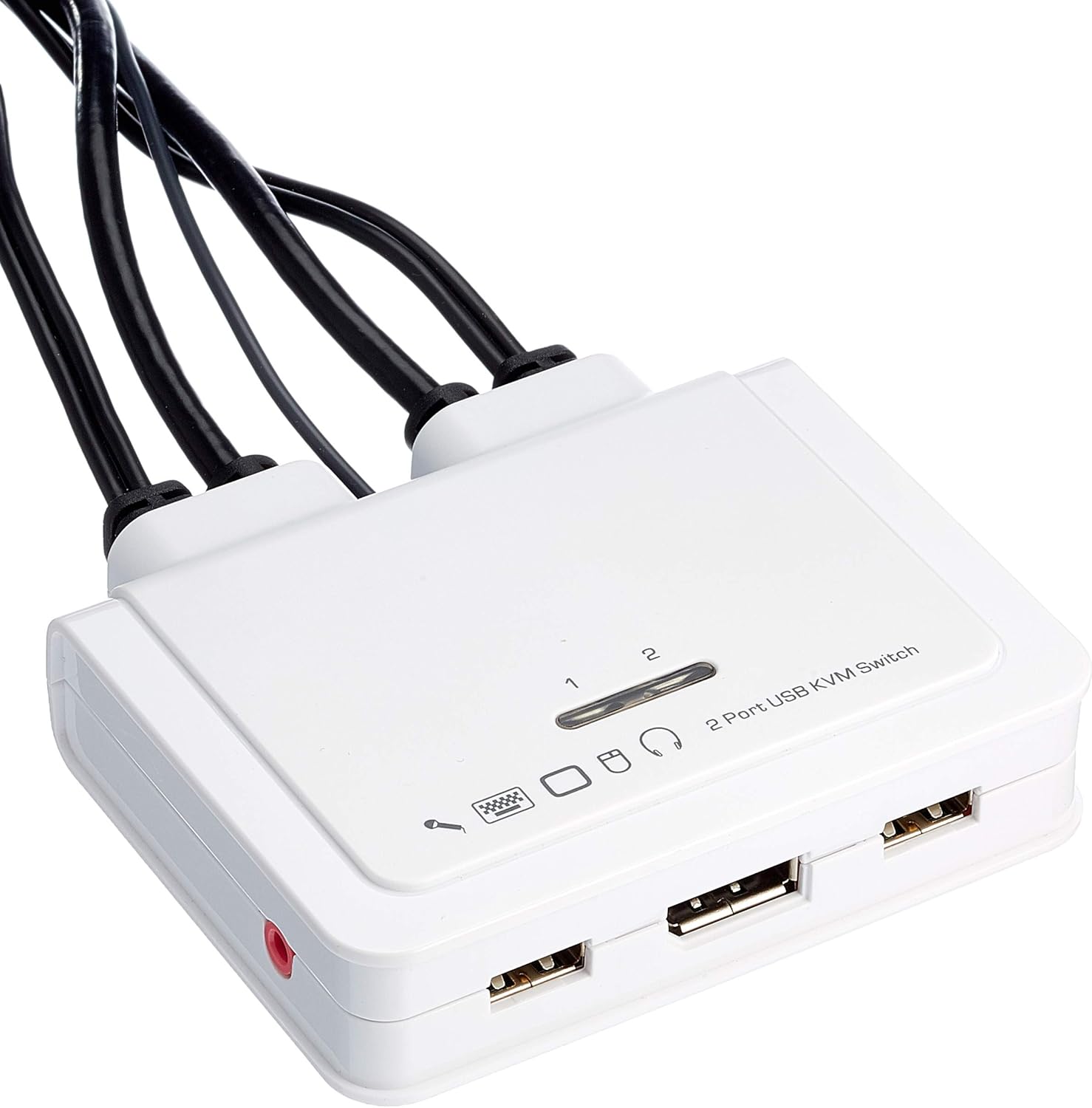 console con interruttori kvm