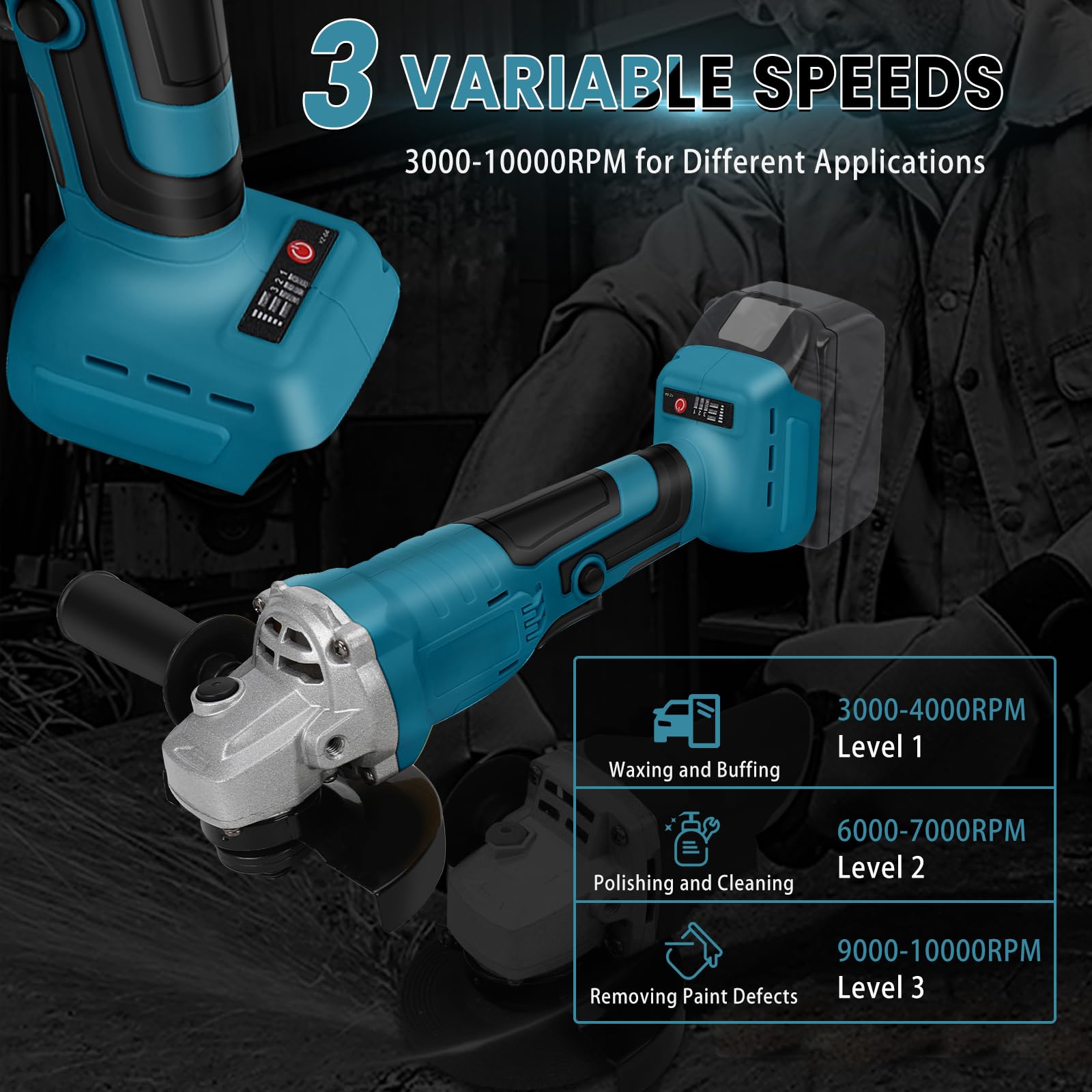 Makita Makita DGA513ZJ 18 V Haakse slijper 125 mm kopen | Beste aanbod bij Makita Makita DGA513ZJ 18 V Haakse slijper 125 mm kopen | Beste aanbod bij