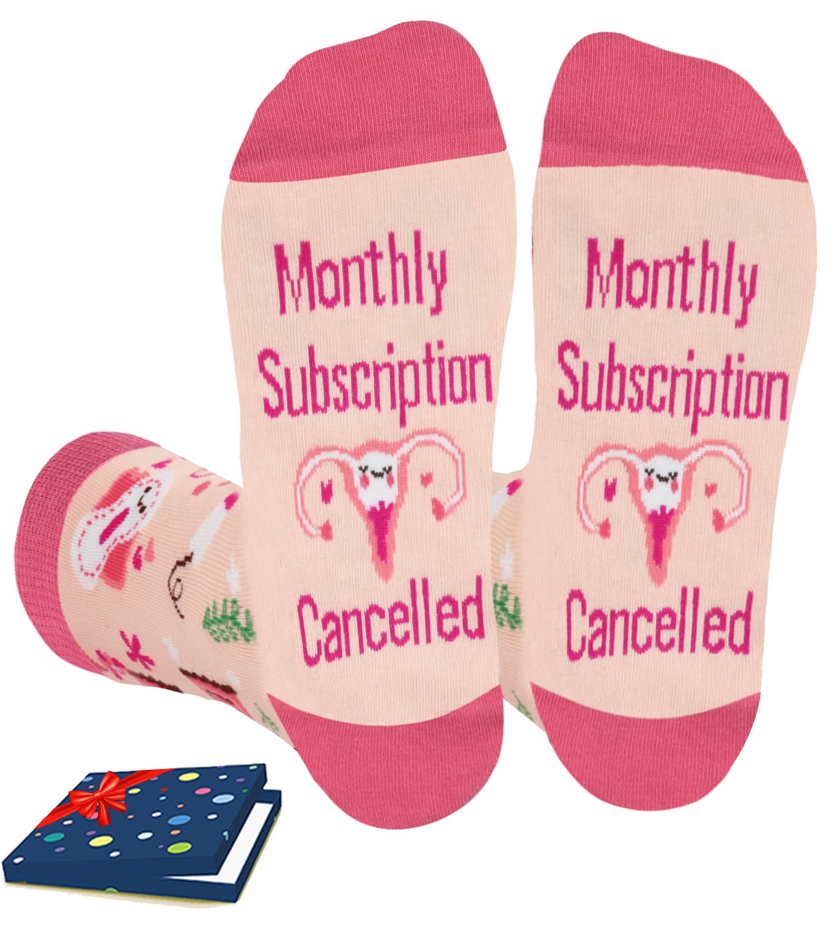 Hysterectomy Recovery Must Haves Socks, Hysterectomy Recovery Gifts for Women - Monthly Subscription Cancelled