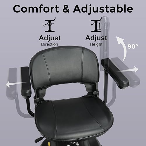 Miniatura 5 de Scooter eléctrico de movilidad de 4 ruedas de largo alcance de 30 millas con motor de 350 W, scooter de movilidad plegable para adultospersonas