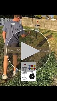 Amazon.com : Disc Golf Basket,Heavy Duty 24 Chain Portable