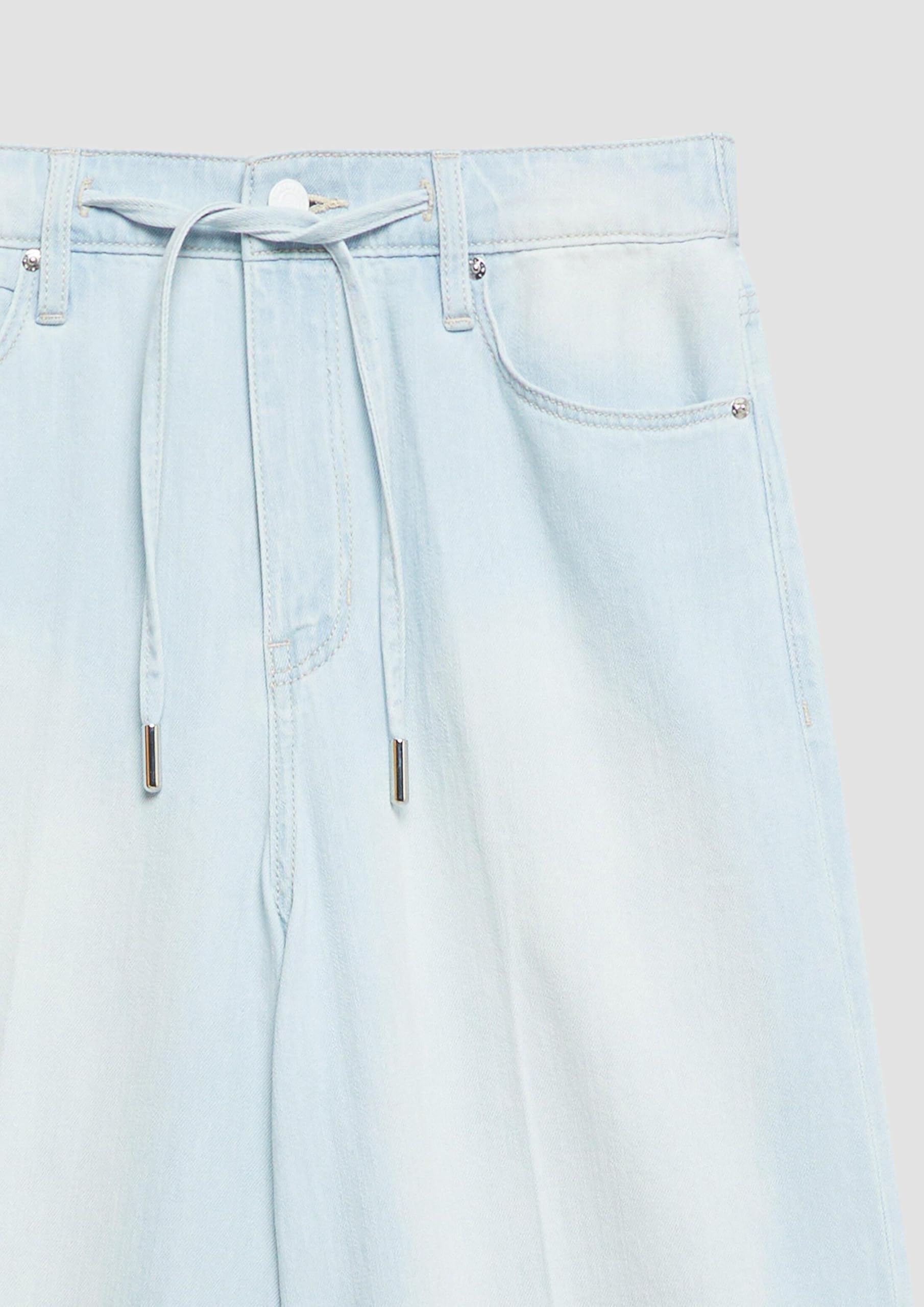 s.Oliver Culotte-Jeans Suri/High Rise/Wide Fit/im Leinenmix
