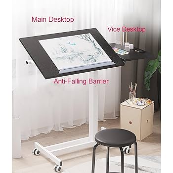 Amazon | モバイルリフティング製図テーブル、製図台デスク