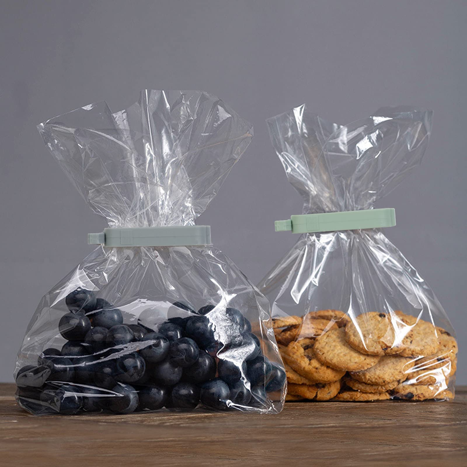 40 Pinzas Para Cerrar Bolsas De Alimentos - 20 Unidades De 11cm Y 20 De 6cm, PP, Para Cereales, Snacks, Café