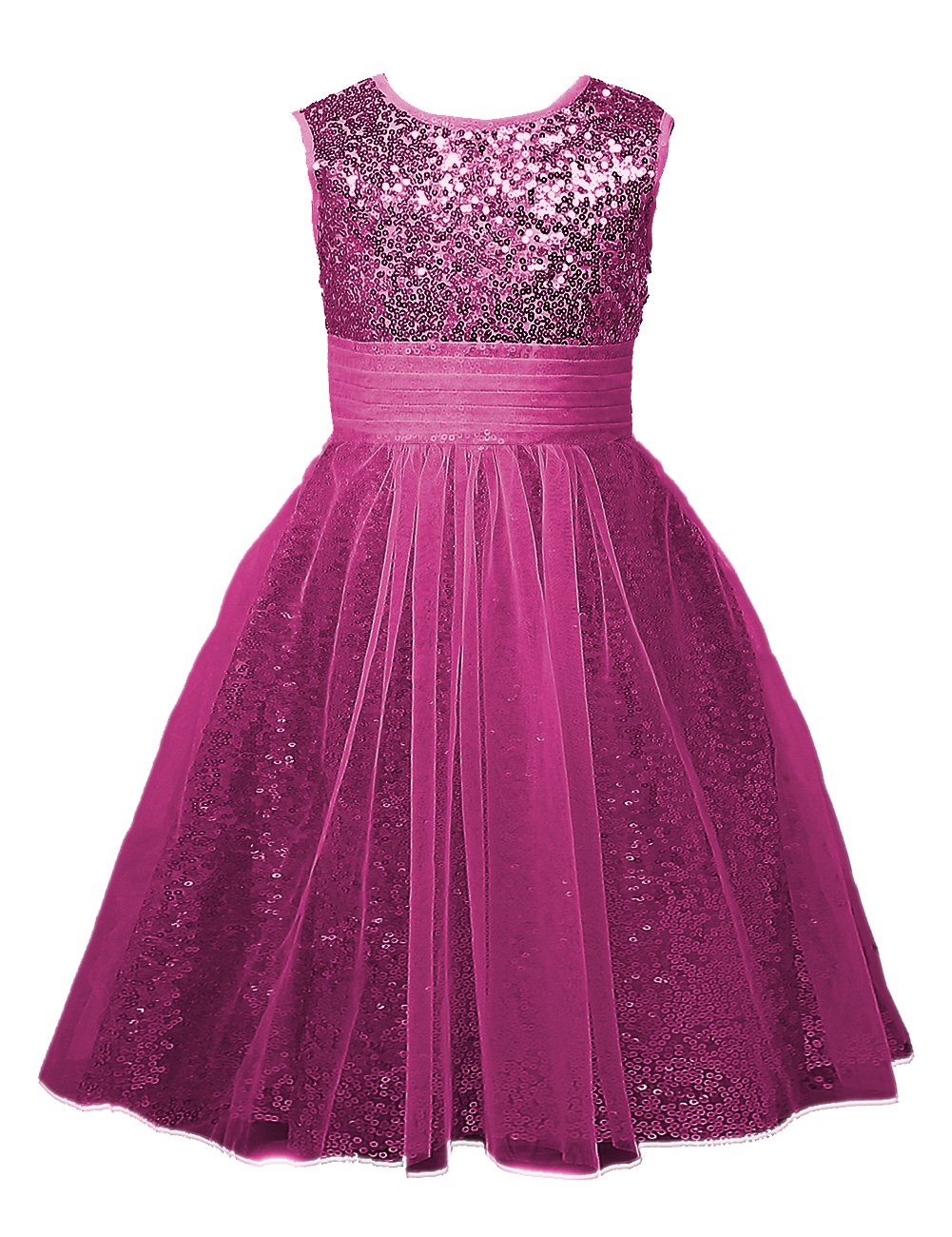 Sequin Baby Flower Girl's Dresses Occasion Dresses Long