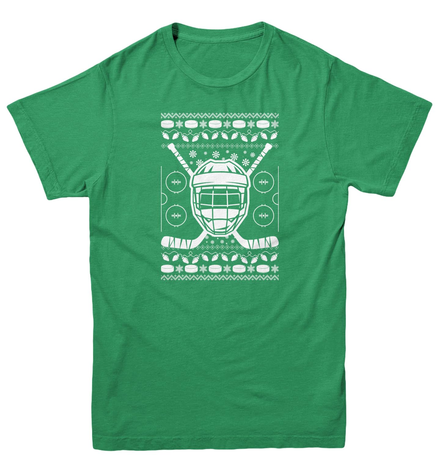 Haase Unlimited Hockey Helmet with Sticks - Ugly Xmas Youth T-Shirt