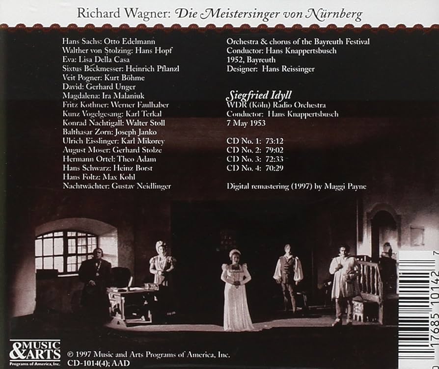 Amazon.co.jp: ワーグナー:1楽劇「ニュルンベルクのマイ