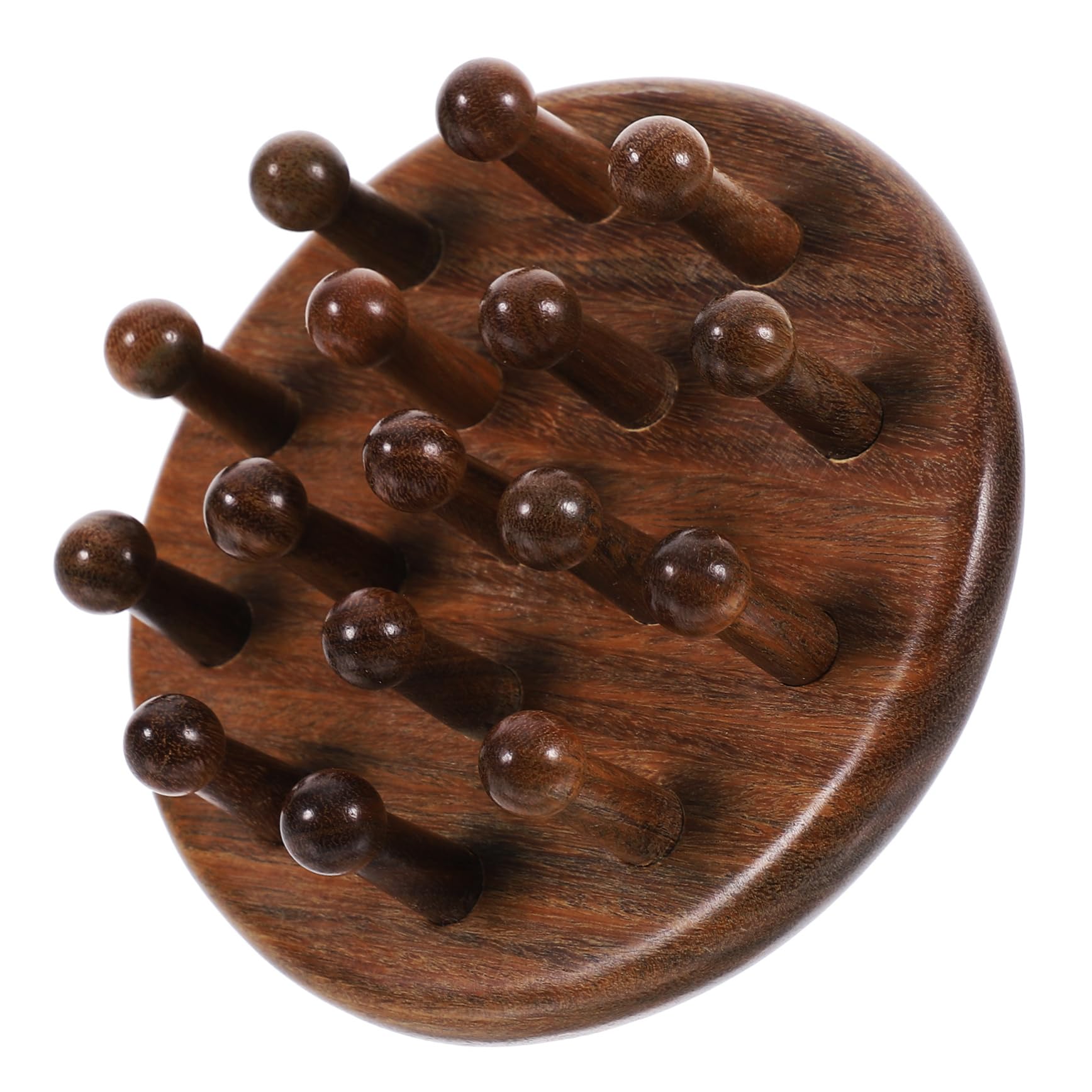 3 Piezas Peina de Madera para Masaje Peina Desenredante de Dientes Anchos Diseño Compacto y Ligero para Tipo de Cabello y Texturas