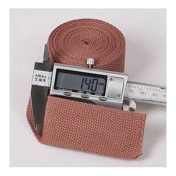 Sangle En Coton Sergé 25mm X 22m - 4 Couleurs (Noir, Bleu, Blanc, Ivoire) Pour Couture Et Bricolage