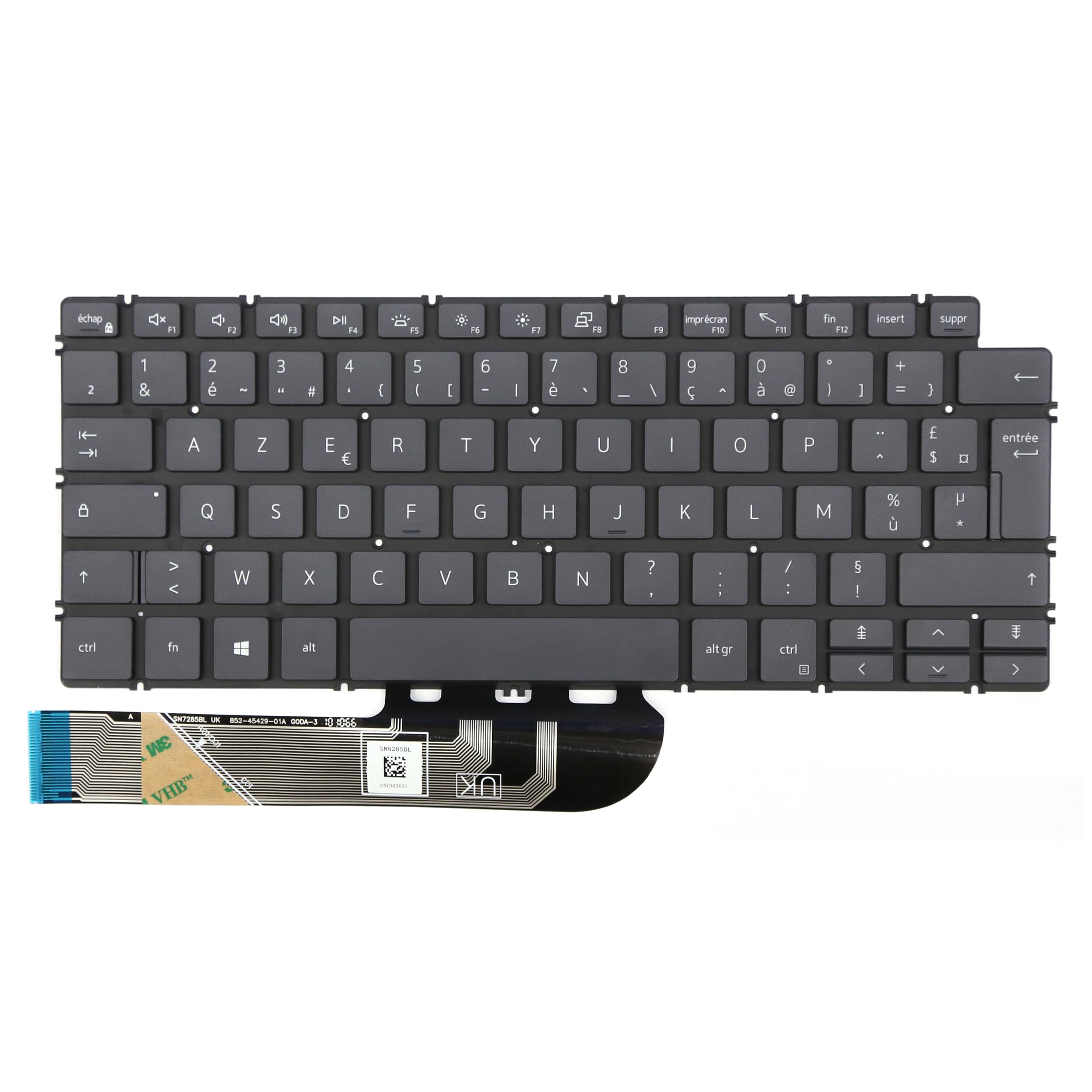 Tastiera Francese AZERTY Originale Per Dell Inspiron 7400 / 7405 2-in-1 / 7490