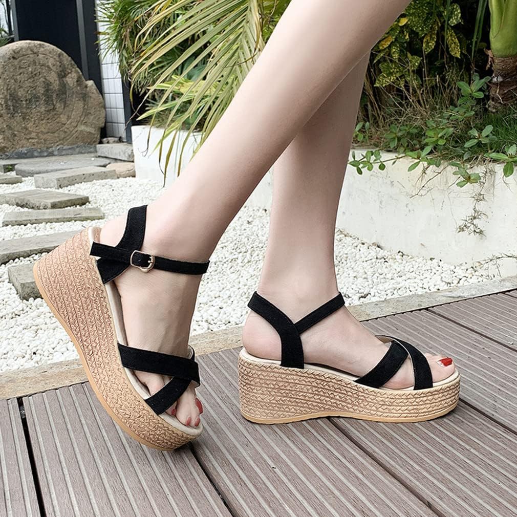 ウェッジサンダル 厚底 サンダル レディース コルクヒール