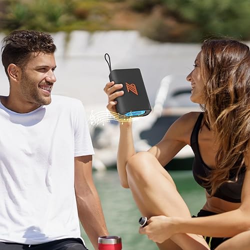 Miniatura 6 de Altavoz Bluetooth TWS pequeños altavoces sonido estéreo claro y fuerte, reproductores multimedia portátiles, altavoz inalámbrico con luces IPX5,